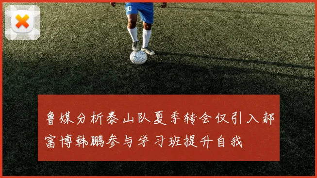 鲁媒分析泰山队夏季转会仅引入郝富博韩鹏参与学习班提升自我